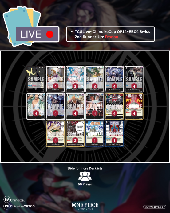 Chinoize - TCGLIVE tweet media