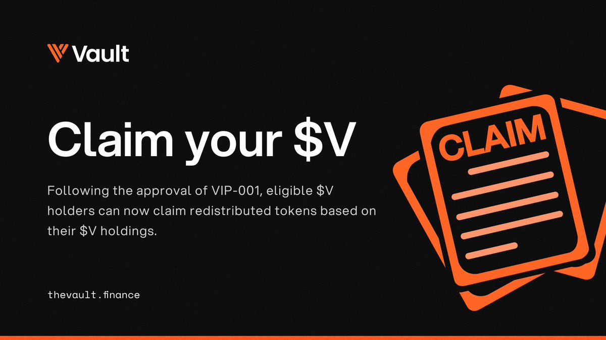 🪙 If you held the original vPTS0, additional claims may be available.

Visit the site and check eligible wallets with locked $V to see your allocation.

Holding more $V allows you to delegate more through Votex and earn governance incentives.

Validators may also choose to