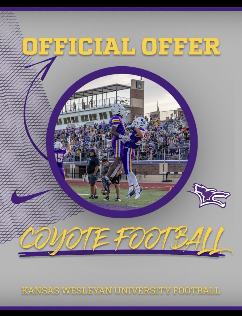 wyattatkinson_4's tweet photo. I’m am very thankful to announce that I have received my 3rd offer from @kwufootball. Thank you to @CoachDTeague for this amazing opportunity!

@PTDEMONFOOTBALL @CoachHoggatt_2 @demoncoach19 @dmhudson60 @recruit_PT @hunterhines03 @masonkoelsch @Sooner7v7 @derekrasmussen @PrepRedzoneOK @sixstarfootball