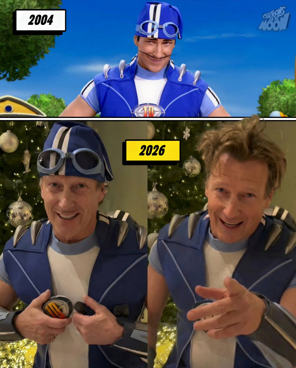 CartoonsOTMoon's tweet image. Magnús Scheving nunca envejece, él siempre será Sportacus