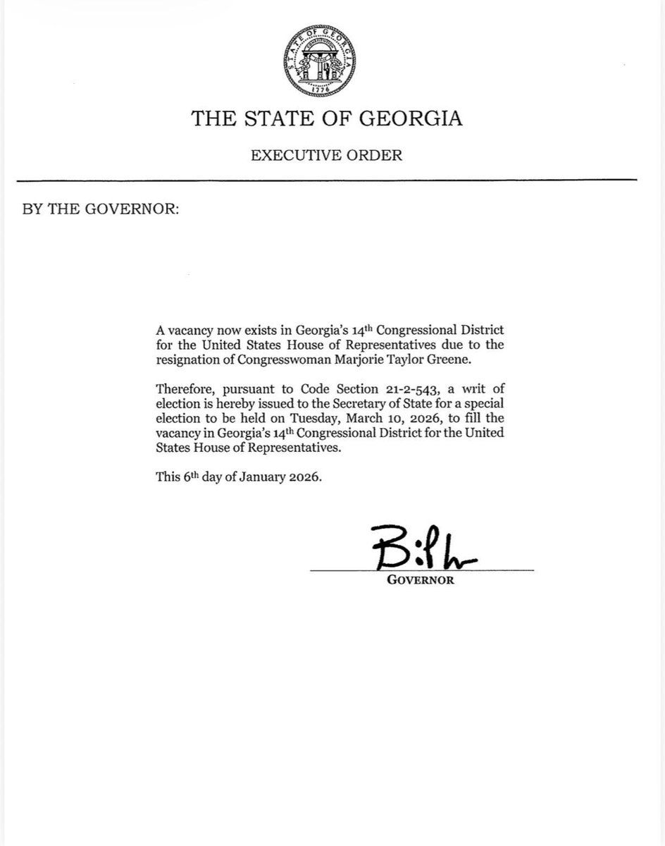 Patriots, it is official. The special election for Georgia’s 14th Congressional District is set for March 10th. That is just over two months away, and we cannot waste a single day.

Northwest Georgia needs every 100% Pro Trump, Pro Life, and Pro Gun patriot to show up strong. The