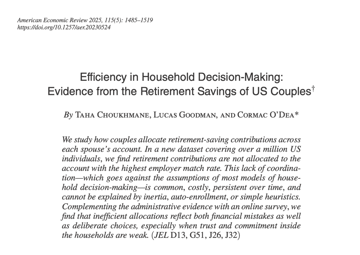 Yale Department of Economics tweet media