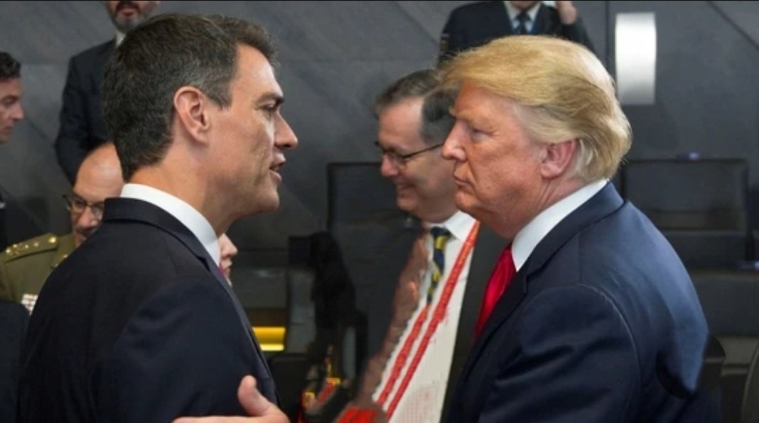 Regente__'s tweet image. - Te has saltado la ley, Donald. 

- Tu mujer y tu hermano, bien?