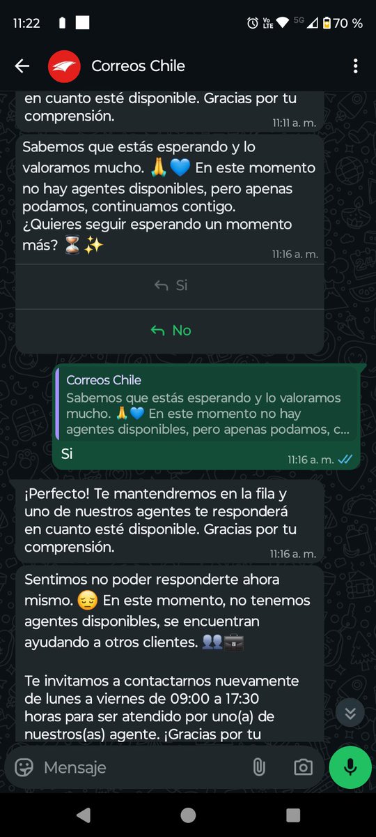 Conti523105's tweet photo. @correoschile Ya les hable y no tengo respuesta escríbanme ustedes al dm o por teléfono yo les hablo y no responden jamás ese número de WhatsApp jamás me han respondido 
constantinoperona@gmail.com ese es mi correo son tan mentirosos https://t.co/EHprCvn4nx