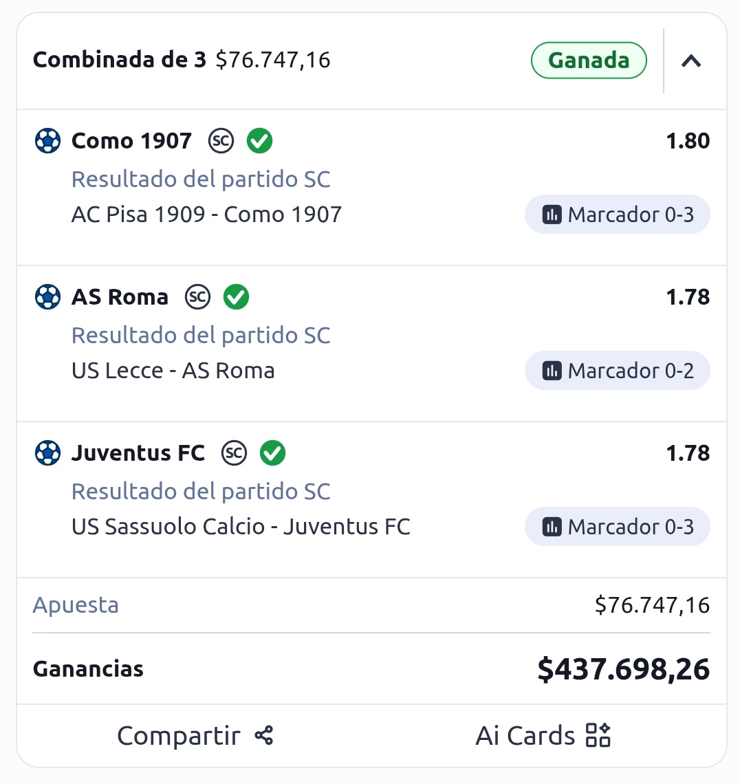 Los Visitantes de la Serie A 🇮🇹.