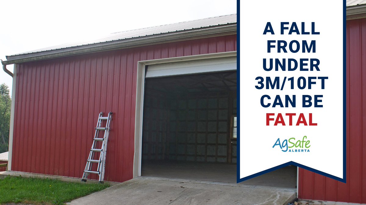 AgSafeAlberta's tweet image. This month's newsletter looks at a real incident that shows why “minimum requirements” aren’t always enough. Are your hazard assessments and fall protection plans up to date?

Read it here: ow.ly/X2sa50XSHGc

#LessonsLearned  #FarmSafety #agsafety #abfarming