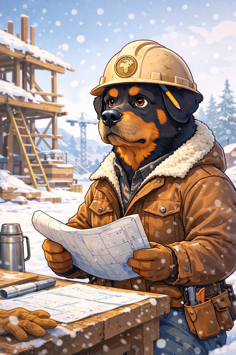DogsCollective's tweet photo. The Builder.
He doesn’t rush.
He doesn’t announce progress.
He builds what others rely on.
Quietly. Consistently.
Dogs Collective 🐾
#Solana #NFTCommunity #DogsCollective https://t.co/8P4zHIjisg