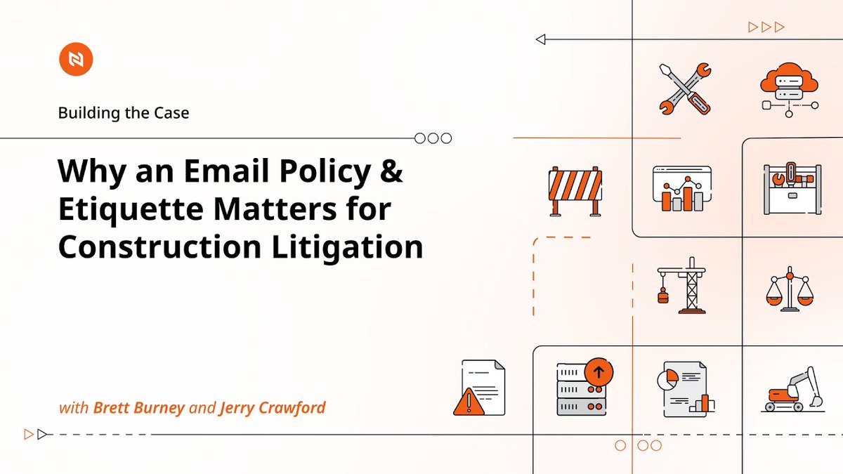 Nextpoint's tweet image. In Part 2 of our Building the Case series, Brett Burney of Nextpoint and construction litigation expert Jerry Crawford break down why email management matters, from setting smart policies to avoiding discovery pitfalls that can derail your case.

🔗 bit.ly/4j6vQZc
