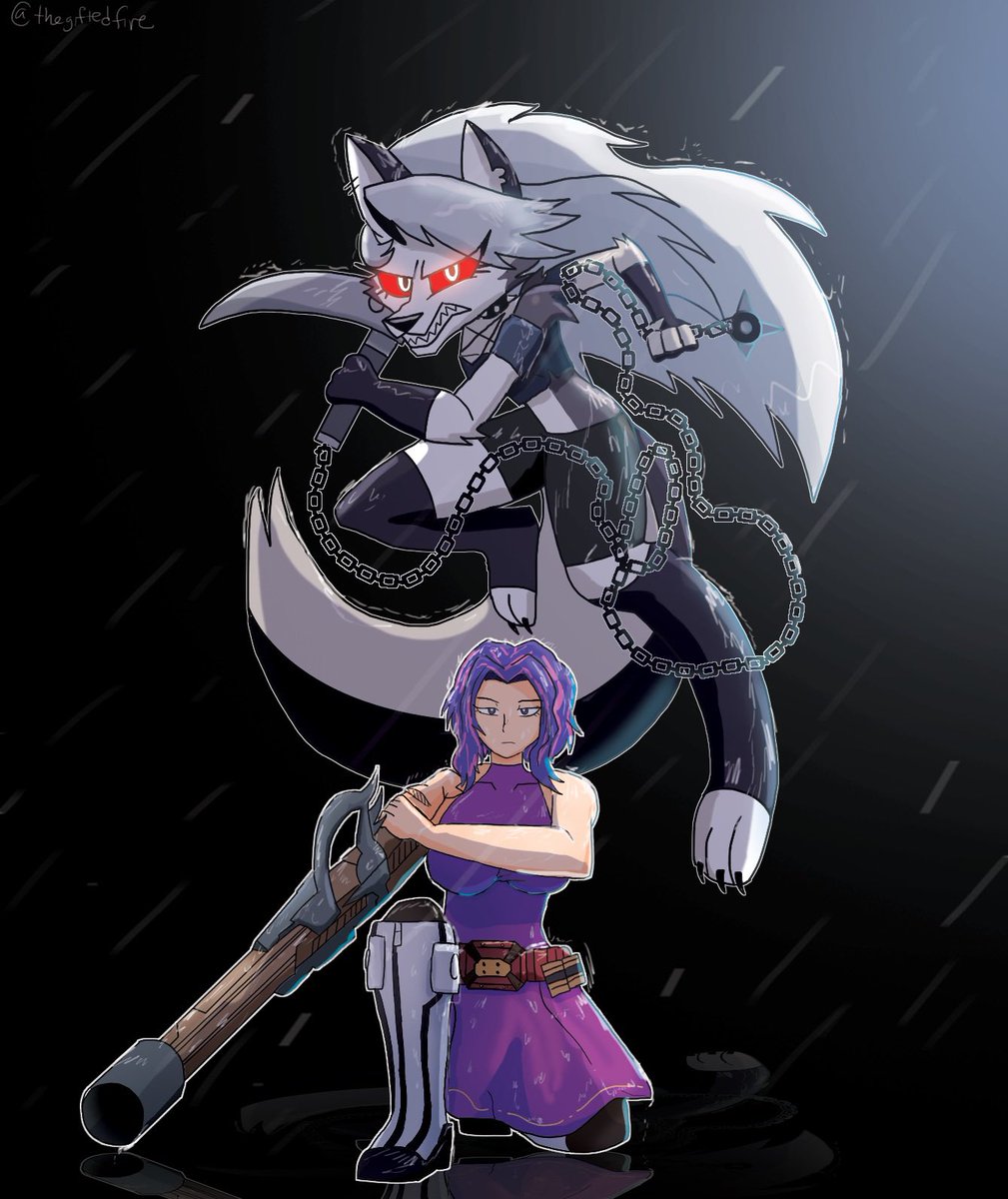 Loona & Lady Nagant #HelluvaBossLoona #ladynagant #crossover