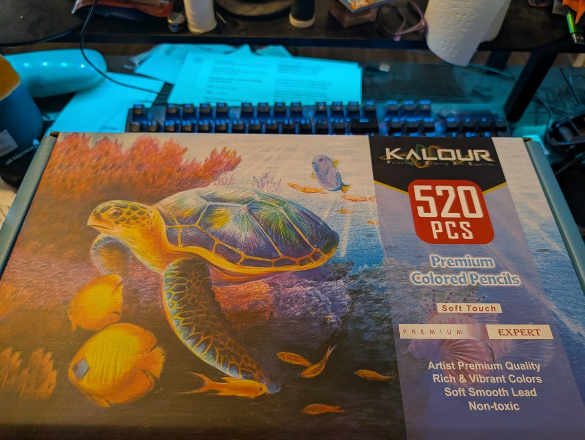 Do I do an unboxing and swatching stream of my new pencils.... who would actually watch that is the question. LOL