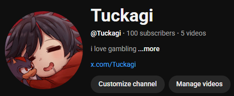 Tuckagi's tweet photo. WE HIT 100 SUBSCRIBERS, WE'RE GOING TO CANCUN! https://t.co/8RahQ3XFXb
