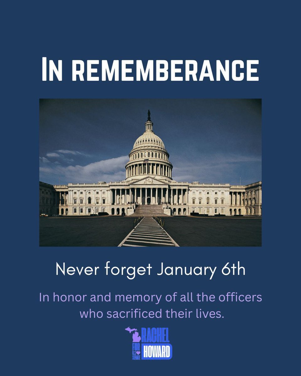 RachelForSenate's tweet image. On January 6th, we are reminded what the oath really means. An oath to the Constitution is not to a person, a party, or power- but to the rule of law itself. Honoring that oath requires restraint, truth, and the courage to put country over party.

Today, we honor the law…