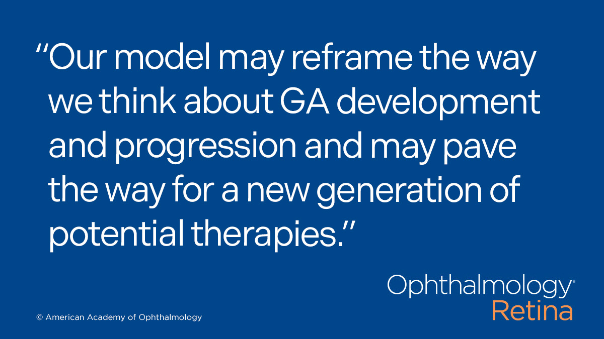 AAOjournal's tweet image. Editorial: Is Geographic Atrophy a Peripheral Retinal Disease?
ow.ly/bZFK50XR30b
#ophthalmology #retina