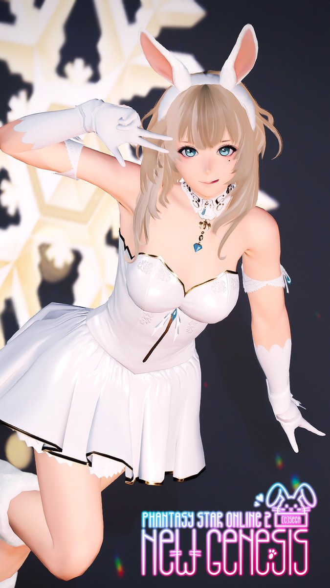 𝕎𝕙𝕚𝕥𝕖 ℝ𝕒𝕓𝕓𝕚𝕥₍ᐢ.  ̫.ᐢ₎ಣ

今日はｱﾌﾟﾃﾞと新ｽｸがあるから忙しくなりそう(˶≻◡≺˶)

 #メンテの日なのでssを貼る 
 #PSO2NGS_SS 
 #ma7ロゴ