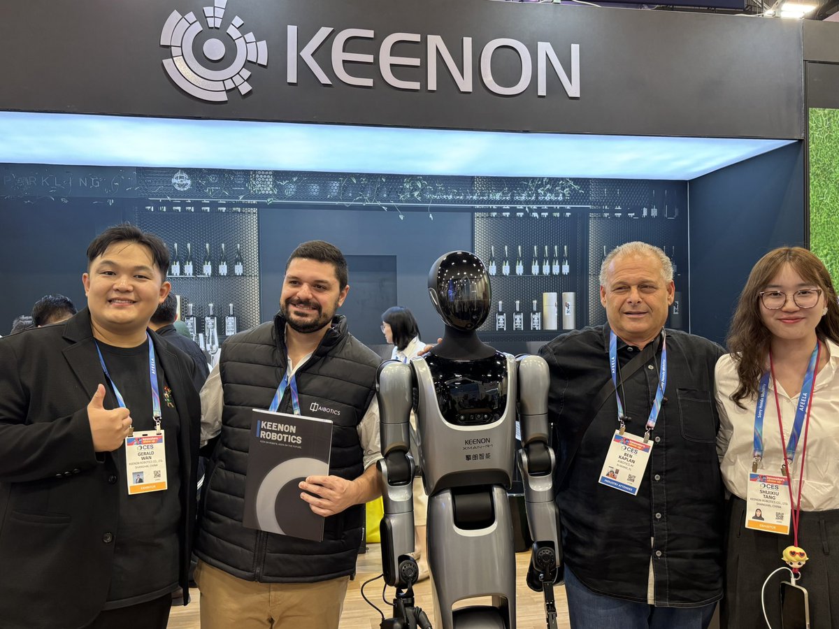 $AIBT AIBotics CEO Ben Kaplan meeting with representatives of KEENON Robotics at the CES today. This partnership is an incredible opportunity for a small company like AIBT  to be a pioneer in AI powered service robots.
