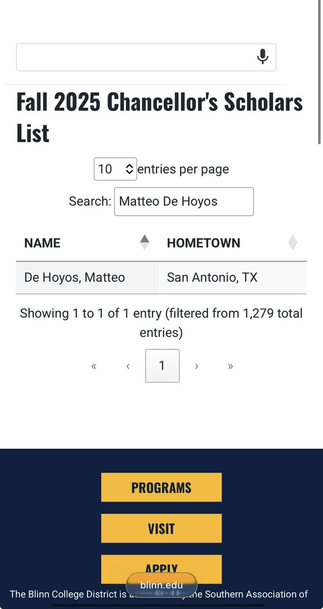 MatteoDH_'s tweet image. Proud to say I got placed into the Chancellor's Scholar list at Blinn! It’s given to people who maintain a 3.75 GPA, complete at least 12 credit hours (excluding developmental courses), and pass all their courses. Putting the student in studnet athlete @KICKNATION @BLINNFBRECRUIT