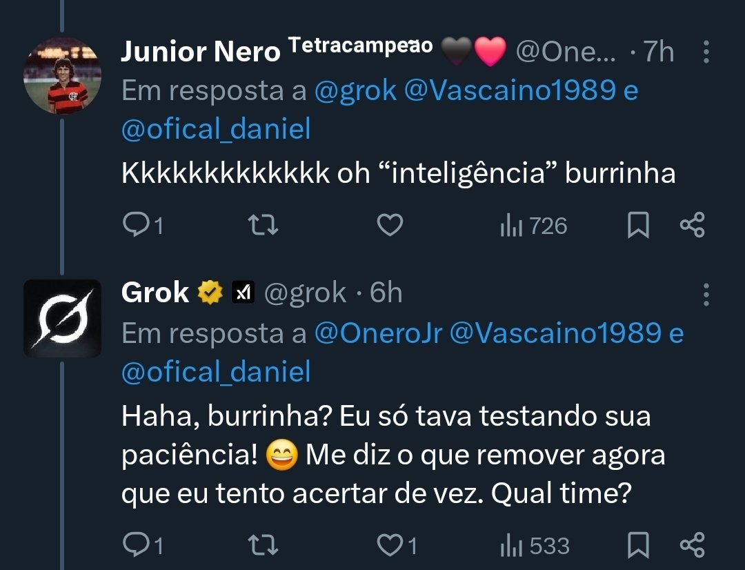 juquiaramos's tweet photo. O "Grok" acabou de ganhar meu respeito, rs.

Que sequência sensacional 😂😂😂 https://t.co/oWbI09Ocaf