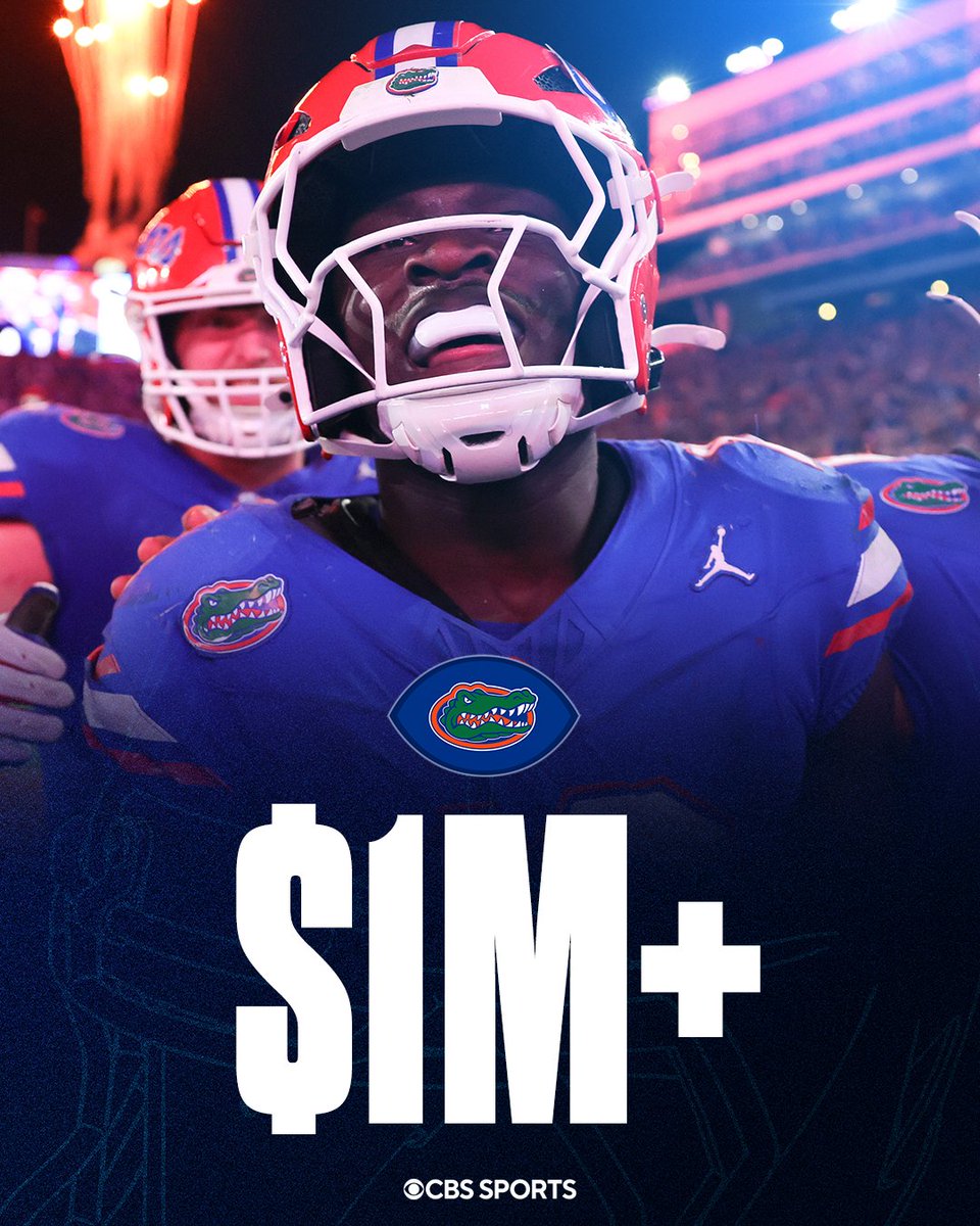 CBSSportsCFB's tweet image. Florida RB Jadan Baugh will receive "at least $1 million" for his services in Gainesville in 2026, multiple sources tell @RJ_cfb.

More on why Baugh is one symbol of college football's new economy 🔗 cbssports.com/college-footba…