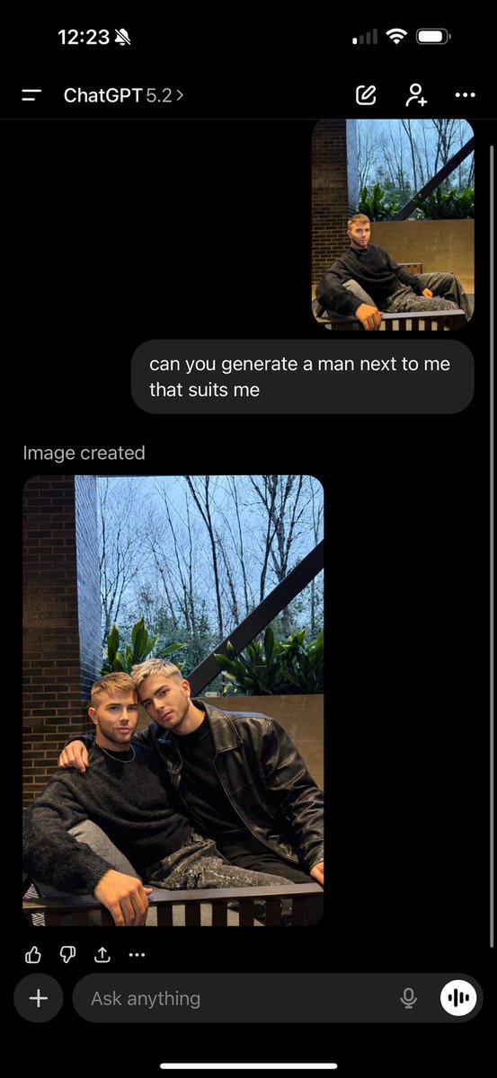 austinlaforge1's tweet photo. yall love to put gays with people they look like 😭 https://t.co/40KTARjcCV