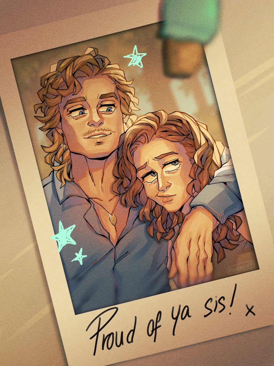 Foudreika's tweet image. [What if AU]
What if Billy survived and actually became better after all the events? He and Max actually became close, so of course he went to congrats her before the graduation!! 👀 Lucas took the pic
#StrangerThings5
