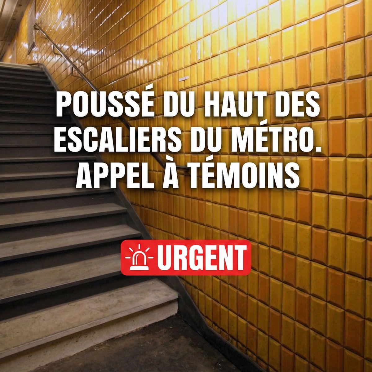 ScienceMusicale's tweet photo. Merci de RT 🔄
#Paris #RATP #Ligne1 #Nation #AppelATemoins #MetroParis @ClientsRATP @Ligne1_RATP  @Ligne2_RATP https://t.co/eAEbowTrdE