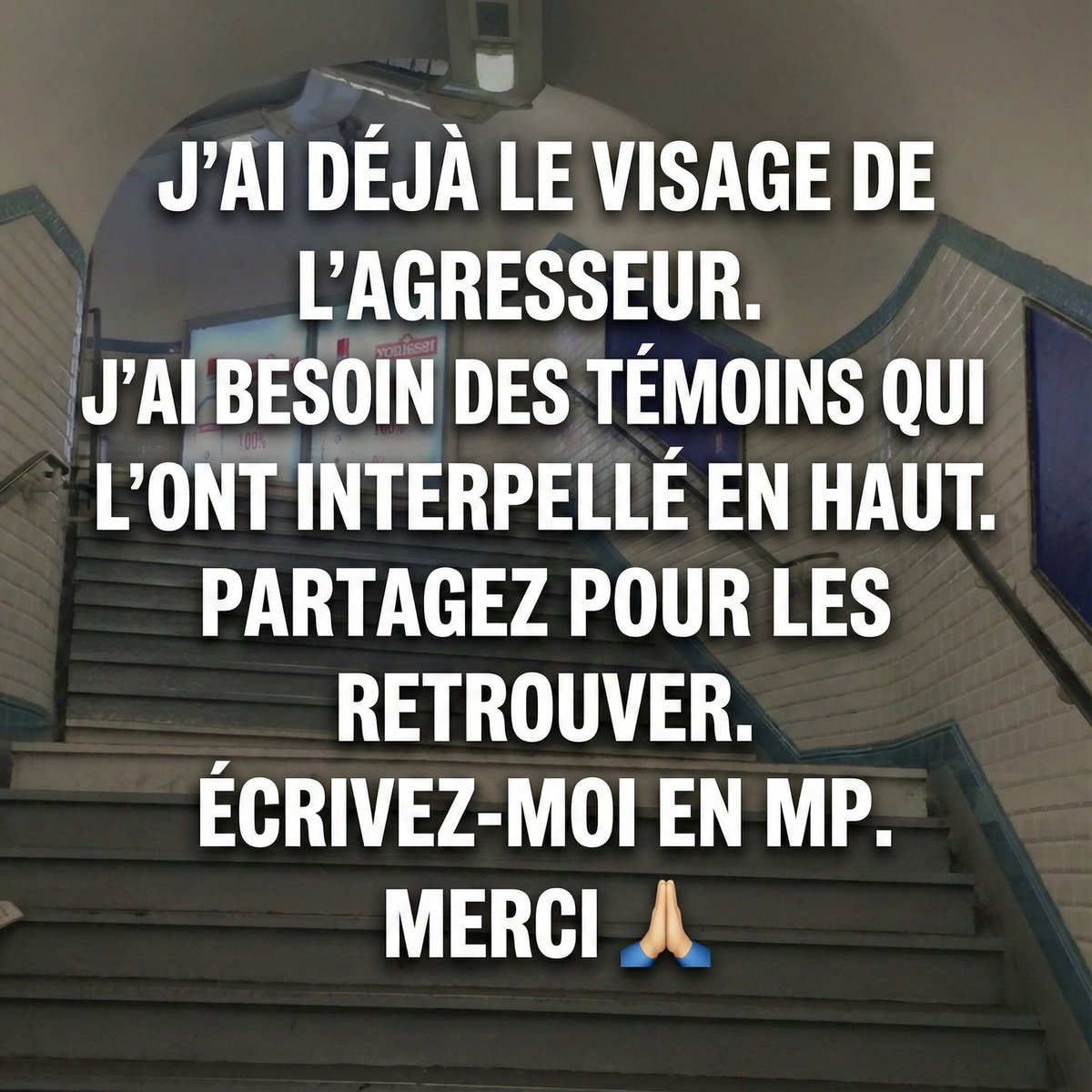 ScienceMusicale's tweet photo. Merci de RT 🔄
#Paris #RATP #Ligne1 #Nation #AppelATemoins #MetroParis @ClientsRATP @Ligne1_RATP  @Ligne2_RATP https://t.co/eAEbowTrdE