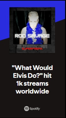 RodSavage13's tweet image. WHAT WOULD ELVIS DO? just hit 1K...As Elvis would say, "Thank you very much!" 🕺❤️‍🔥🎶🎸🎤 #elvis #ElvisPresley #rockabilly #spotify #rodsavage
