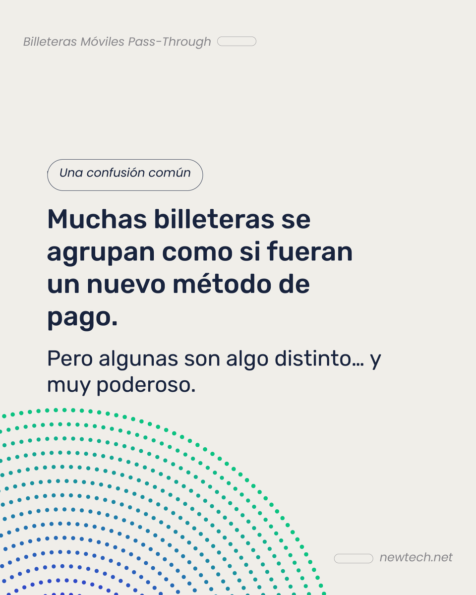 newtech_sg's tweet photo. Las billeteras móviles pass-through representan una evolución natural del pago con tarjeta.

No alteran el ecosistema financiero existente, sino que lo optimizan mediante tokenización y una experiencia de usuario consistente. https://t.co/IZXRXHVWgl