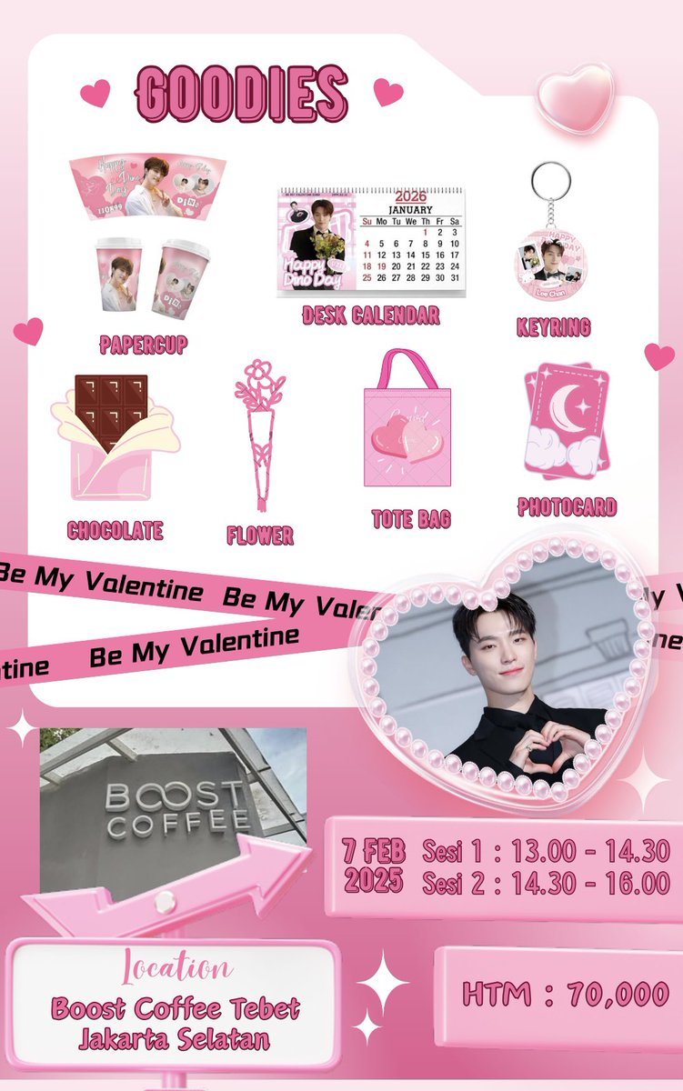 CaratEvent_Jkt's tweet photo. 𝓑𝓮 𝓜𝔂 𝓥𝓪𝓵𝓮𝓷𝓽𝓲𝓷𝓮 𝓓𝓲𝓷𝓸

Dino Birthday Party Event &amp; Mini Exhibition

🗓️ 𝐅𝐞𝐛 𝟕𝐬𝐭, 𝟐𝟎𝟐𝟔
📍𝐁𝐨𝐨𝐬𝐭 𝐂𝐚𝐟𝐞, 𝐓𝐞𝐛𝐞𝐭 𝐉𝐚𝐤𝐚𝐫𝐭𝐚 𝐒𝐞𝐥𝐚𝐭𝐚𝐧
🕑 𝟏𝟑.𝟎𝟎 𝐬/𝐝 end

Link Rsvp :

Sesi 1 : https://t.co/hLCGa9cfb8

Sesi 2 : https://t.co/NGfqgBoswp https://t.co/R1ZycnP2DV