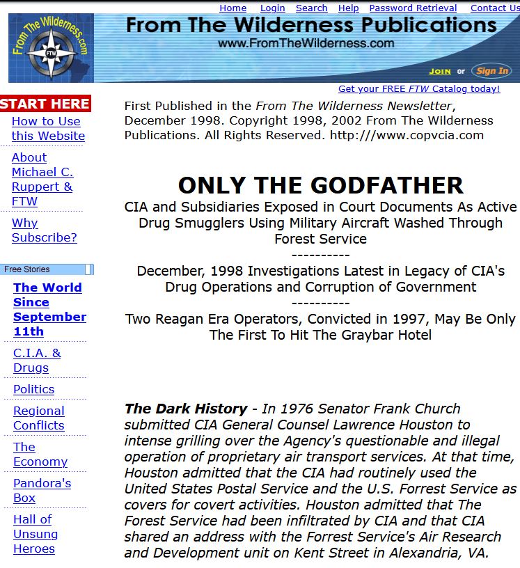 DCFreespiritDC's tweet photo. @MaxBlumenthal ONLY THE GODFATHER
CIA and Subsidiaries Exposed in Court Documents As Active                   Drug Smugglers Using Military Aircraft Washed Through Forest Service
#drugs #AmericaFirst 

https://t.co/nHdzyYHAtX https://t.co/QnPF7zz9Ni