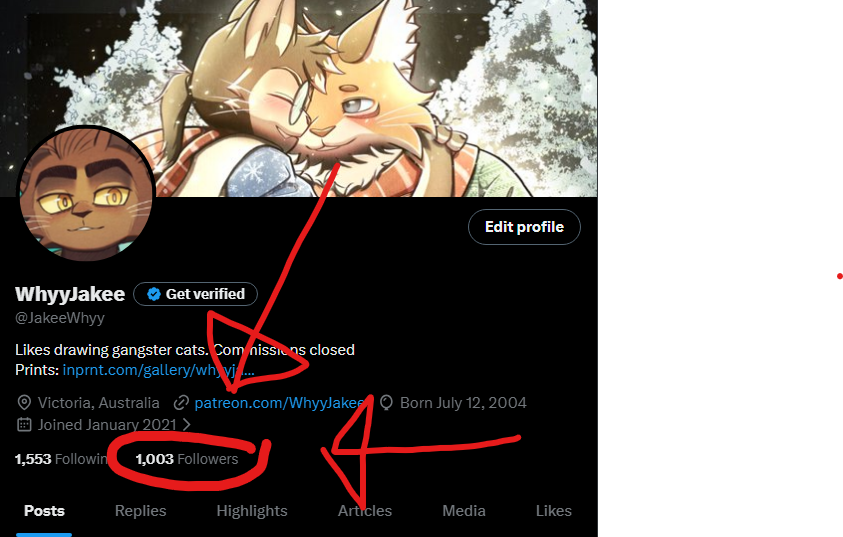 JakeeWhyy's tweet image. YOOOOOOOOO THANK YOU ALL FOR 1K FOLLOWERS!

I truley never thought that I'd get to this point with my art! I truly appreciate all of your's support so much!
Thank you all for everything! 🥹