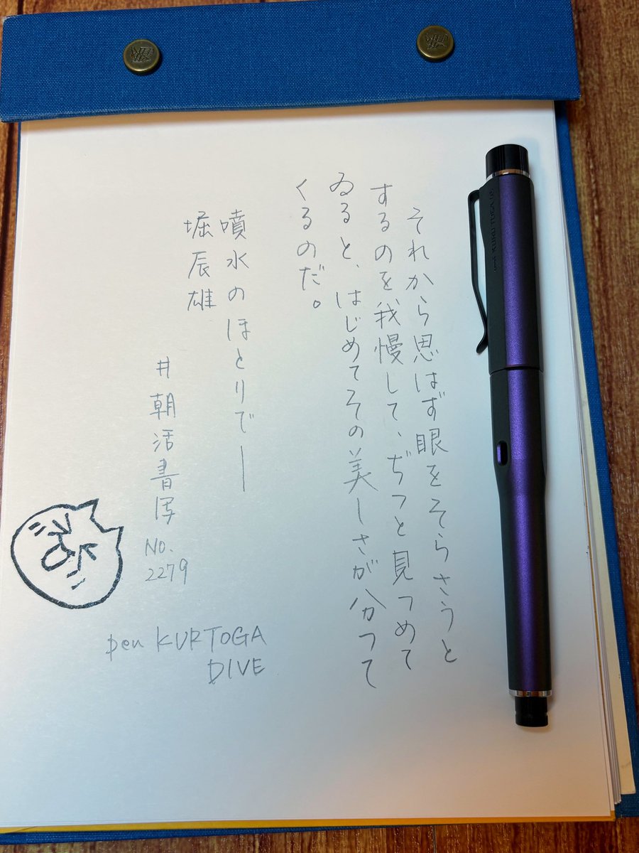 #朝活書写
#朝活書写_2279 
昨日のお題ですが😅
🍆色買いました😸