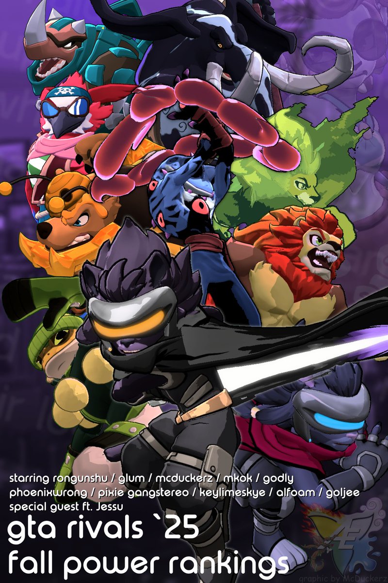 THANK YOU FOR ALL THAT PARTICIPATED IN THE FALL TORONTO SEASON FOR RIVALS OF AETHER 2.

REPRESENTING THE FALL POWER RANKINGS