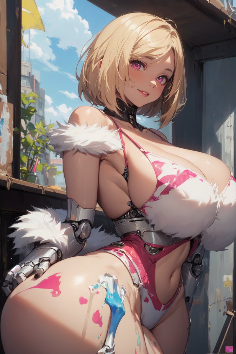 BIMBOT Tiffany 🔞(COMMISSIONS OPEN) 💛(£1838/£ထ)💛 tweet media