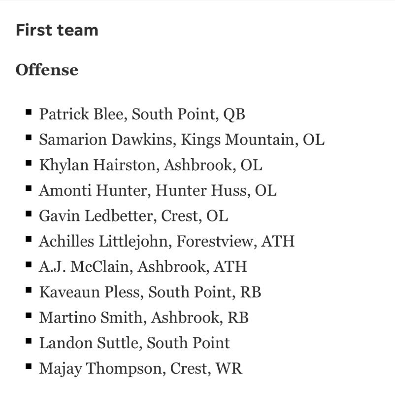 Landonsuttle28's tweet image. So blessed to be part of the first team all conference, first team all county and second team all observer. As well as a part of the stand out offensive lineman for the class of 2028. So thankful for everything. The grinds not over. Coming back bigger and better next year #AGTG