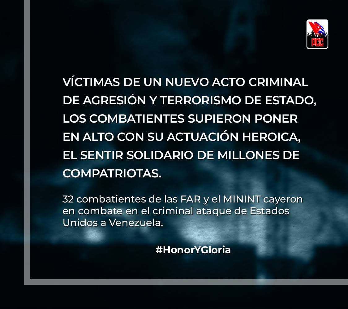 MinfarC's tweet photo. 🇨🇺El Gobierno Revolucionario organizará las acciones correspondientes para rendirles el merecido tributo.

#HonorYGloria https://t.co/XTfkbD2r6a