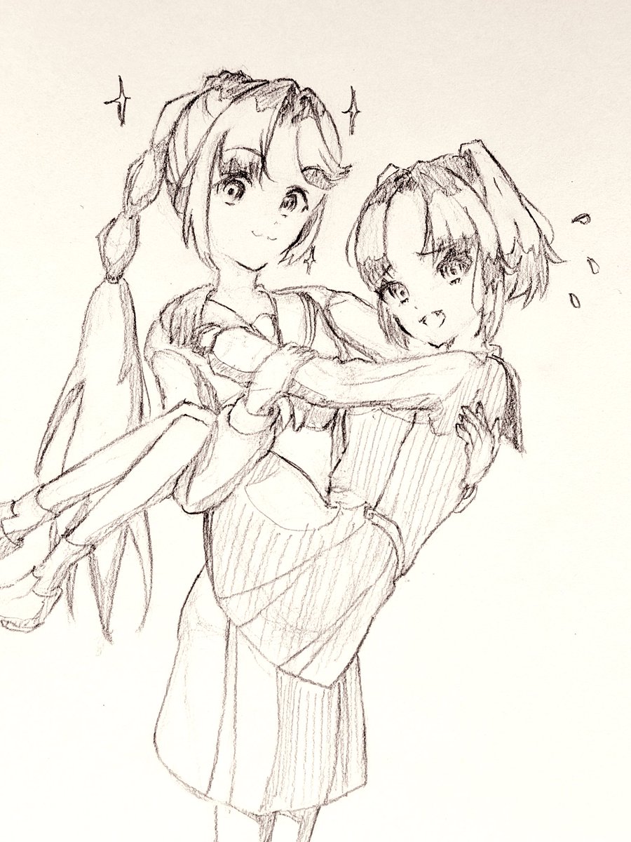 haremoyou340's tweet image. 蓮ノ空女学院スクールアイドルクラブのファンアート

「へい、ルリちゃん先輩おまちぃ！」

＃大沢瑠璃乃
＃安養寺姫芽
#With蓮ノ空
#蓮ノ空 #リンクラ #lovelive
＃蓮ノ空美術部