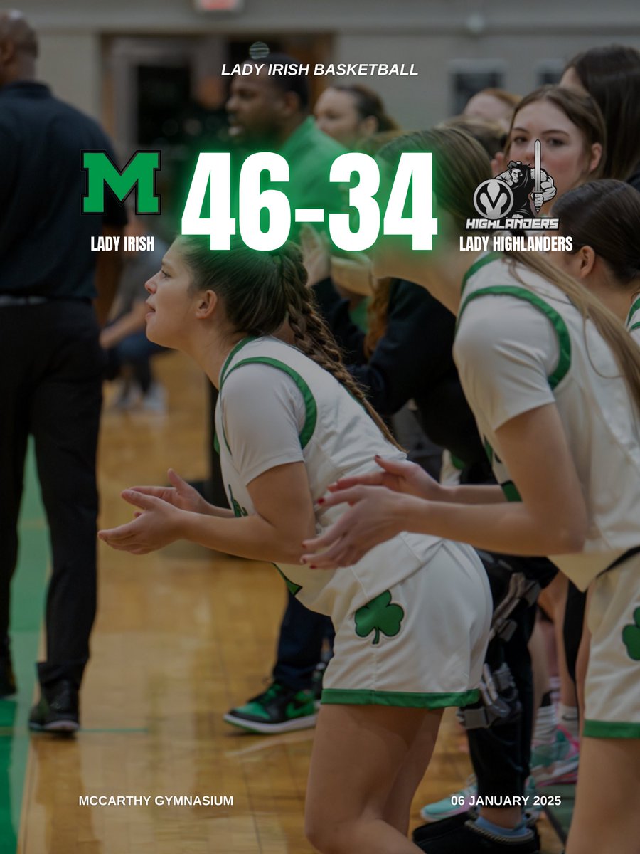 LadyIrishhoops1's tweet photo. First win of the year secured. The work continues. ✅
#TheIrishWay ( 7-1 ) @CoachAdvocate21 https://t.co/prSVDSLWBs