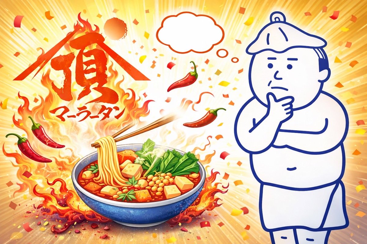 週1マーラータン部、
勝手におすすめ曜日は
水曜 or 木曜🤔

1週間の真ん中、
疲れてきた頃こそ、整える一杯🍜
一緒に頑張りましょう🔥

みなさんは何曜日派ですか？

#週1マーラータン部
#頂マーラータン
#おうちでマーラータン
#麻辣湯