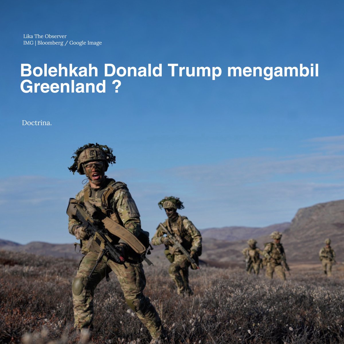 Dalam tempoh singkat selepas operasi dramatik AS terhadap kepimpinan Venezuela, Donald Trump sekali lagi mengalihkan perhatian dunia kepada sasaran lain Greenland 

“Kita perlukan Greenland” kata Trump Kenyataan ini bukan retorik kosong tetapi juga bukan semudah yang digambarkan