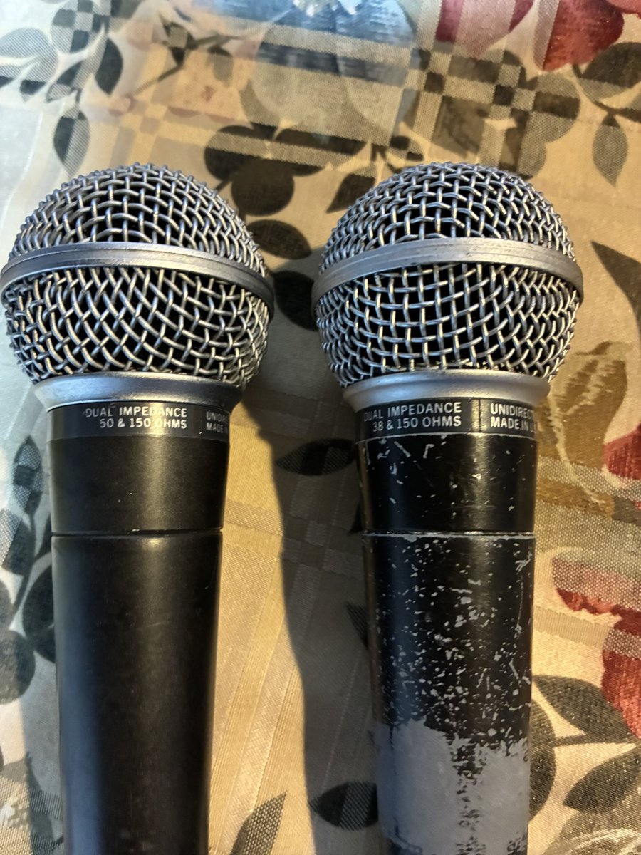 USA製であるポルシェロゴのSM58、2本目買いました。え？インピーダンス