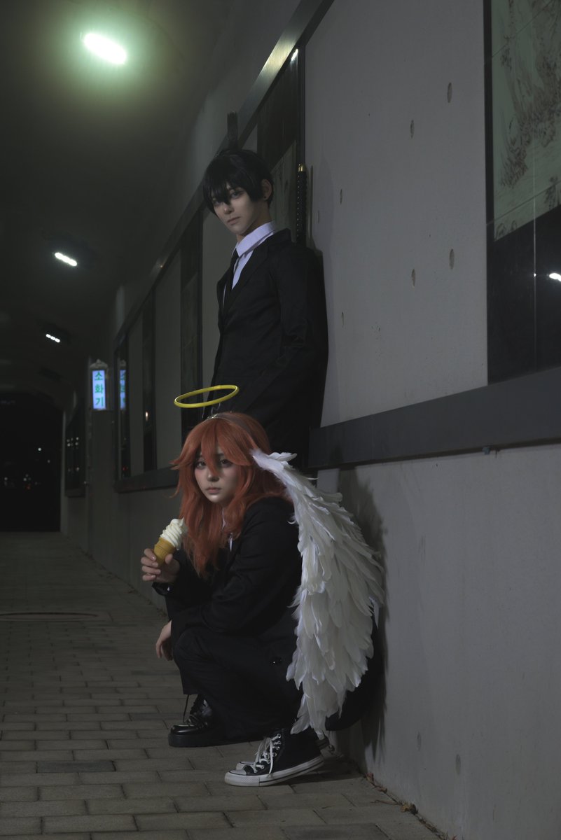 💬

👼 - <a href="/MEING0520/">미잉 MEING</a>
🦊 - <a href="/aiai_LeA/">LeÅ</a>

----

#체인소맨 #엔젤 #아키 #チェンソーマン #早川アキ #エンジェル #天使の悪魔 #コスプレ #cosplay