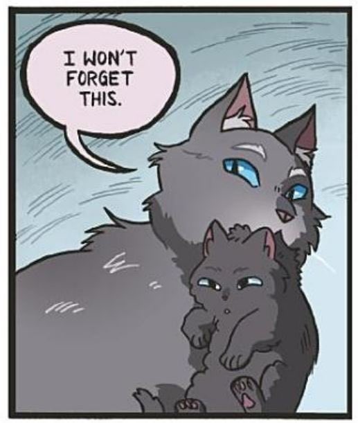 IzuOchaSpark's tweet image. Thinking about how Blackclaw broke up with Mistyfoot after it was revealed that her mom is Bluestar, then Blackclaw teamed up with Hawkfrost because he’d rather have him as deputy than Mistyfoot.