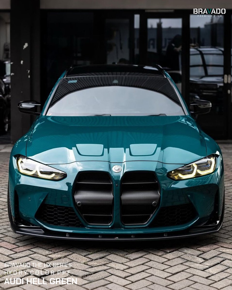 bravaod's tweet photo. BRAVADO HX SERIES – AUDI HELL GREEN
純正感のヘルグリーンをDRY COLOR PPFで表現。
深みある鮮やかなトーンと上品な艶で、スポーティーさとラグジュアリーを両立。 
📩 購入：DM または bravado202103@gmail.com
#Bravado #HXSeries #DRYCOLORPPF #AUDIHELLGREEN #カラーPPF #PPF #カーラッピング https://t.co/f6JSd4Ab6G