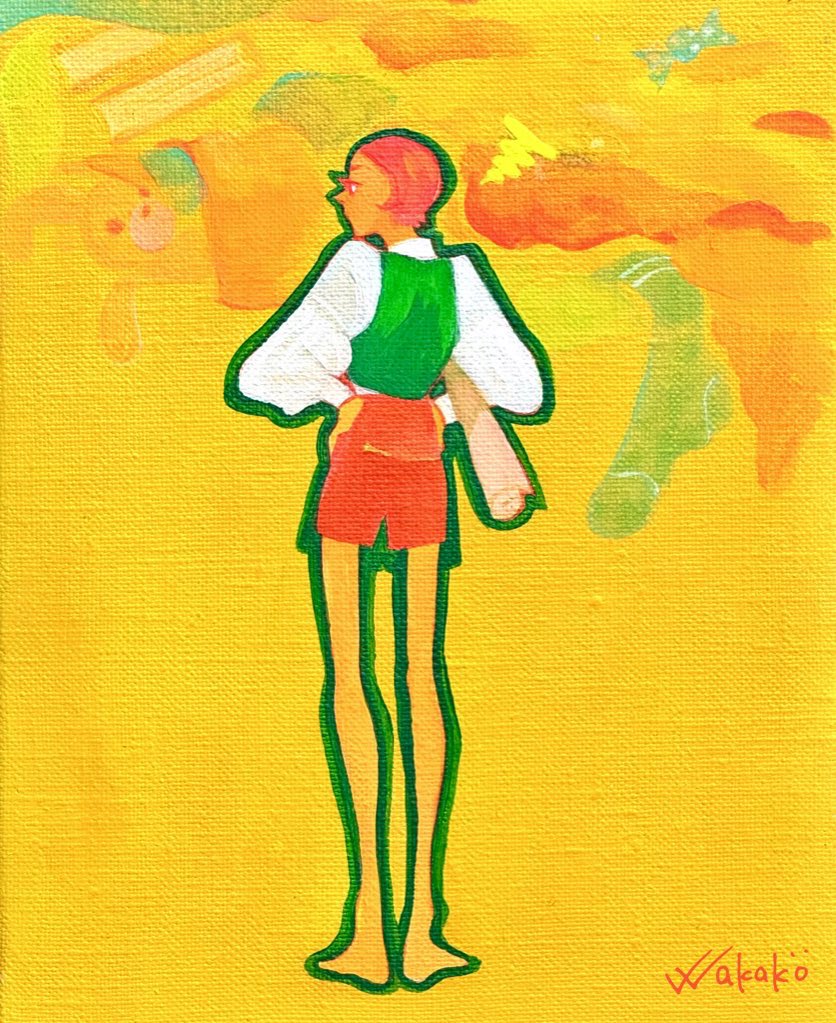 Post by WAKAKO@ネオンビビッドな油絵画家 on X: こんにちは🗺️