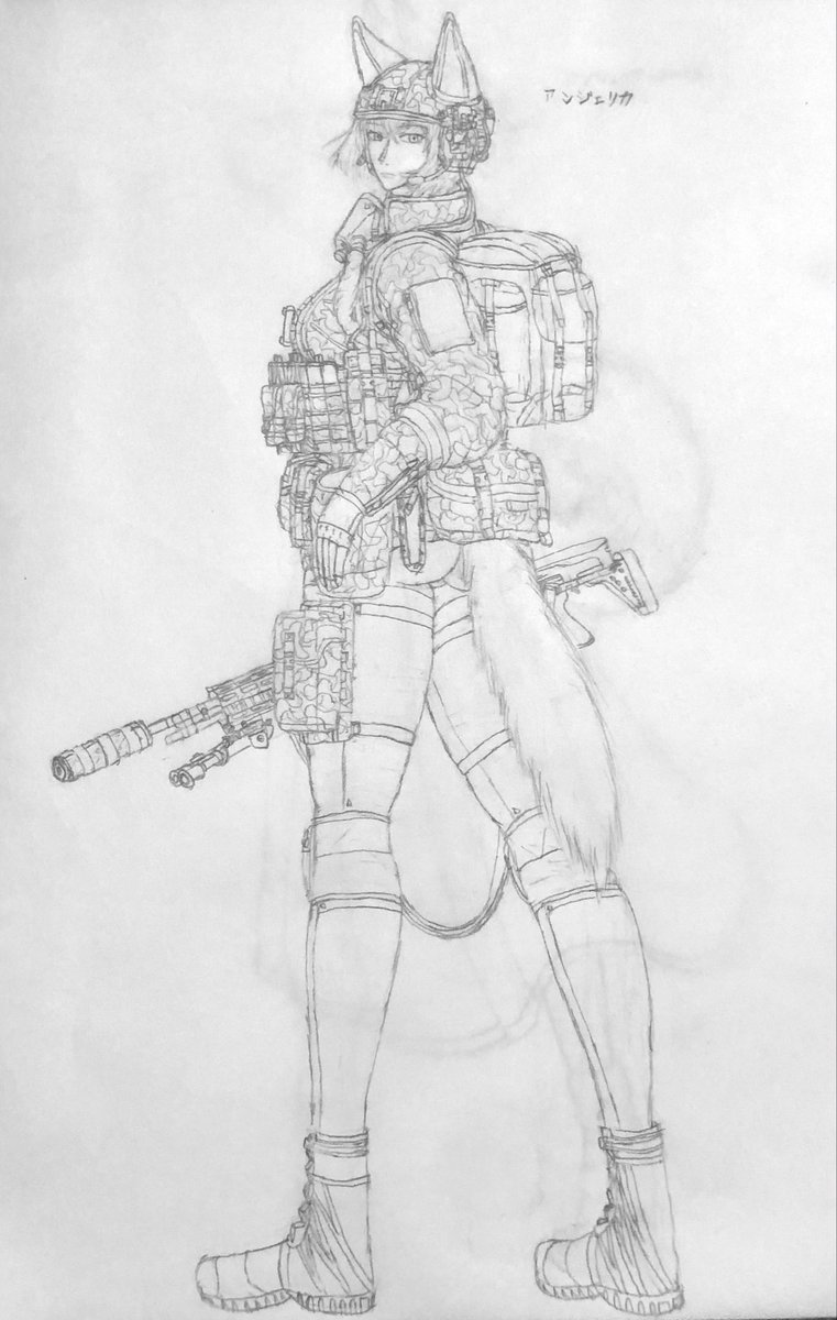 描き直した

#オリジナルイラスト