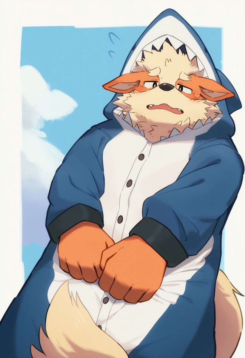 P-Please don't stare...