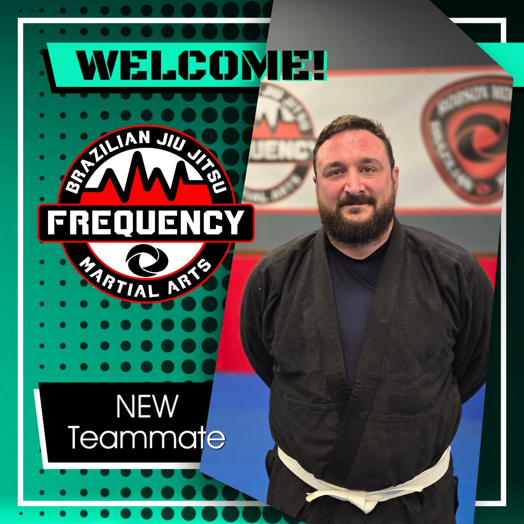FrequencyBJJ's tweet photo. We'd like to welcome Adam to the team! 
🥋

#RMNU #RMNUFAMILY #blono #BloomingtonNormal #Jiujitsu #MartialArts https://t.co/f9uTtCHQrm