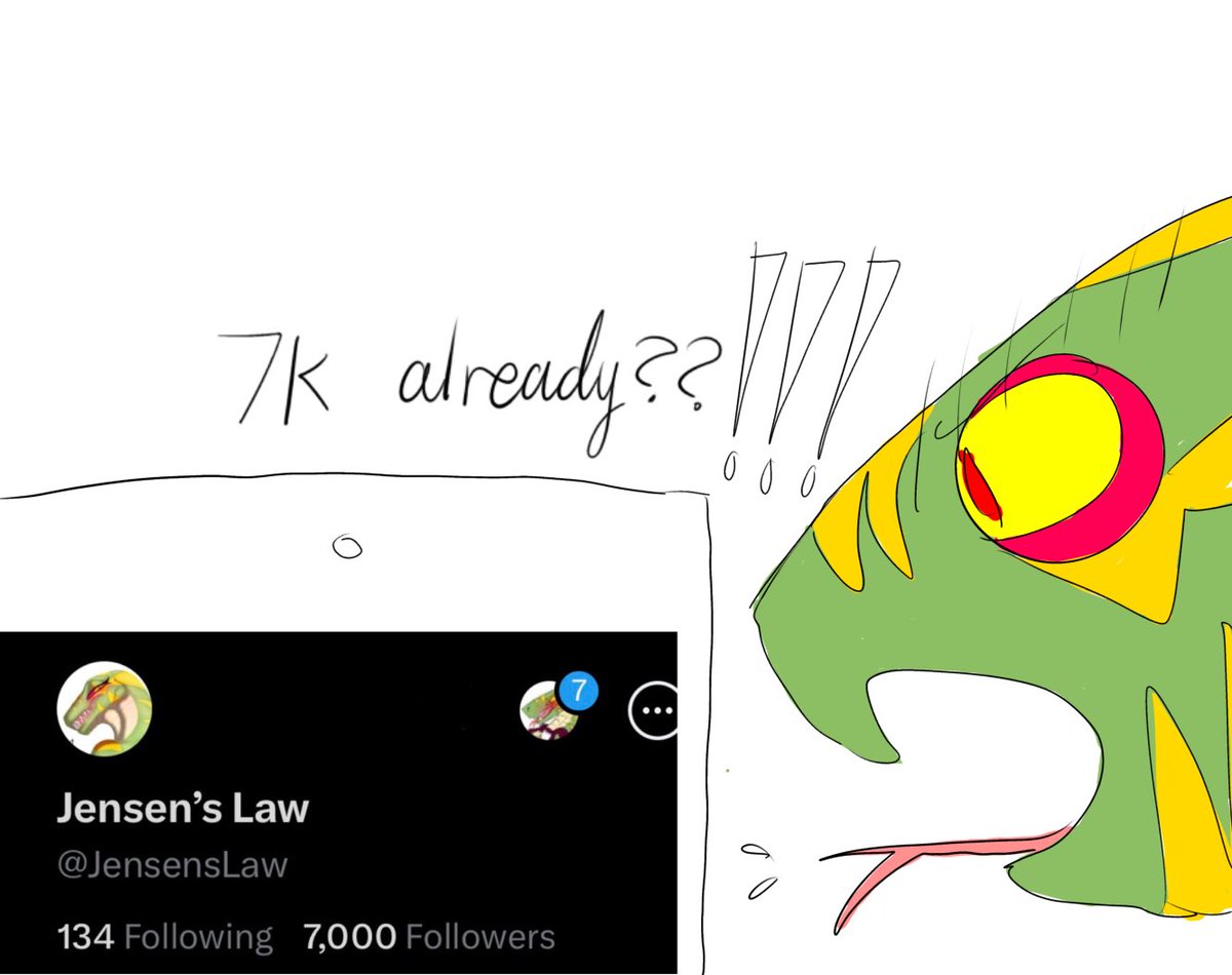 Jensen’s Law (COMMS OPEN! 5/10) tweet media