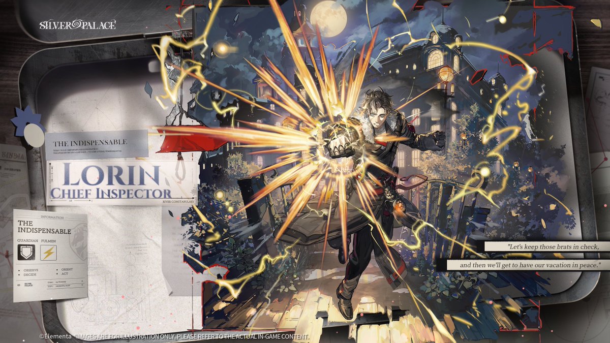 SilverPalace_EN's tweet image. Character Title Page
Lorin (Chief Inspector)

—— The Indispensable ——

--
"Let's keep those brats in check, and then we'll get to have our vacation in peace."
--

Let the lad stumble, pick out the lapse, and demonstrate proper form.

Chief Inspector of the River Constabulary. A…